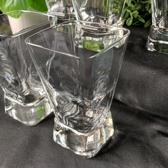 Fantastic stylish set of 5 MCM style rocks /double old fashioned whiskey glasses - Picture 4 of 9
